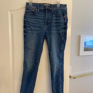 Madewell 10” High-Rise Skinny Jeans 30